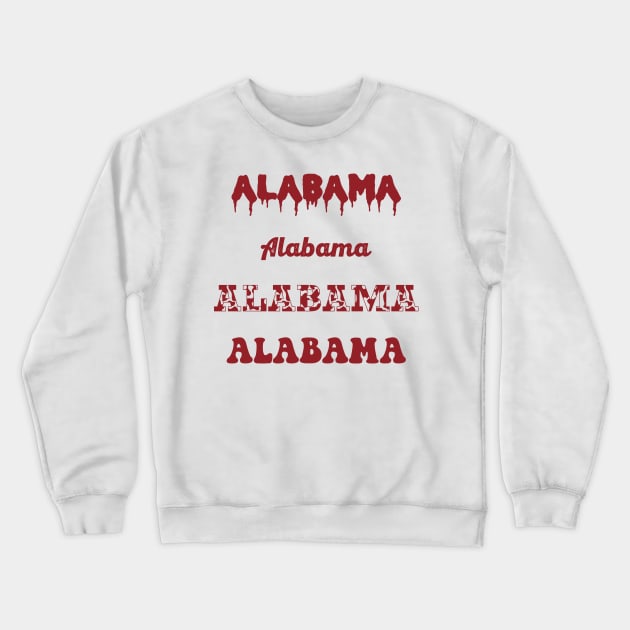 Alabama Pack Crewneck Sweatshirt by Rosemogo